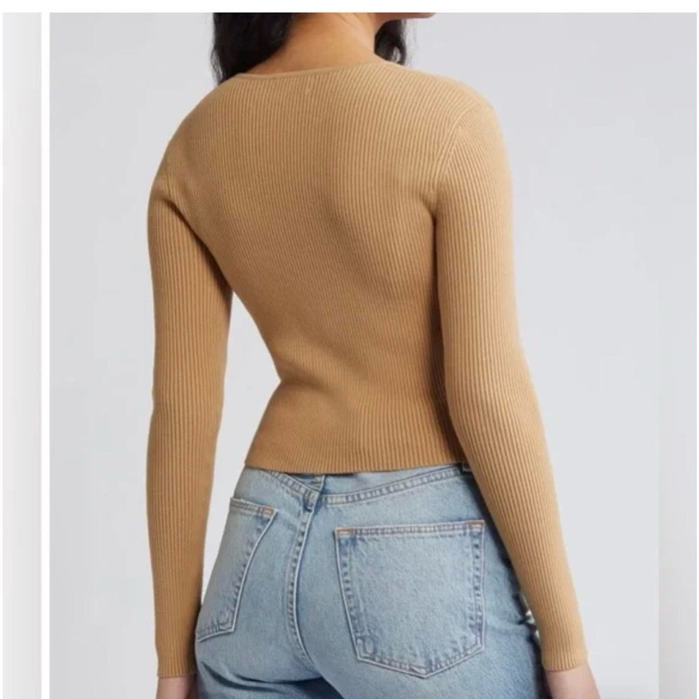 Open Edit Ribbed Sweater - Picture 4 of 7